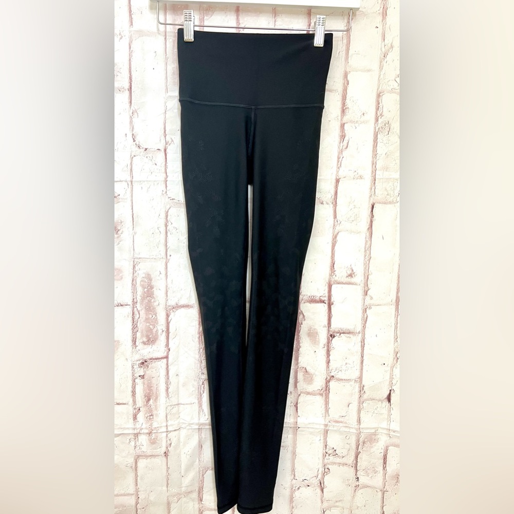 Lululemon Wunder Under High-Rise Tight – Black Embossed Leopard (Full Length, Lu